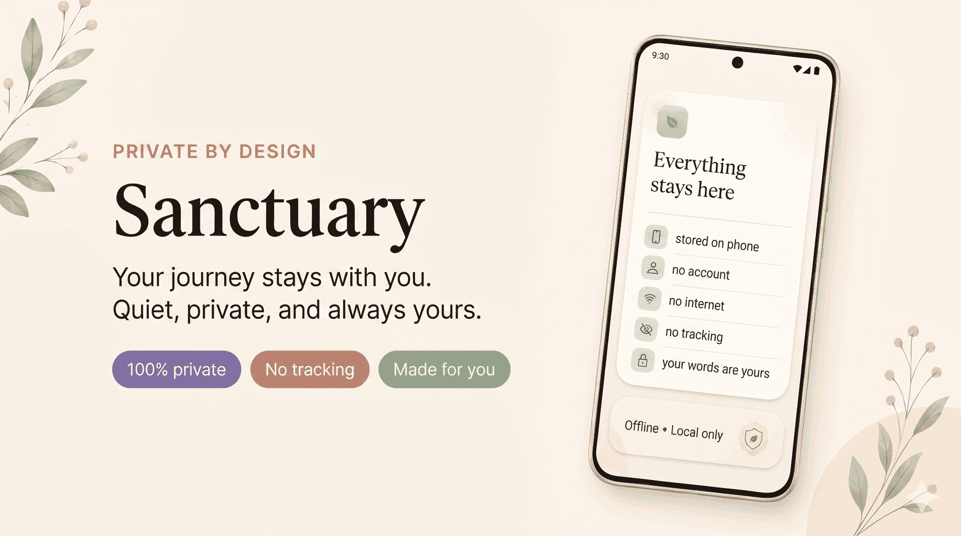 Bloom — Quiet Pregnancy Companion screenshot 3